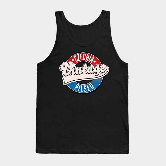 pilsen czechia vintage logo Tank Top by nickemporium1